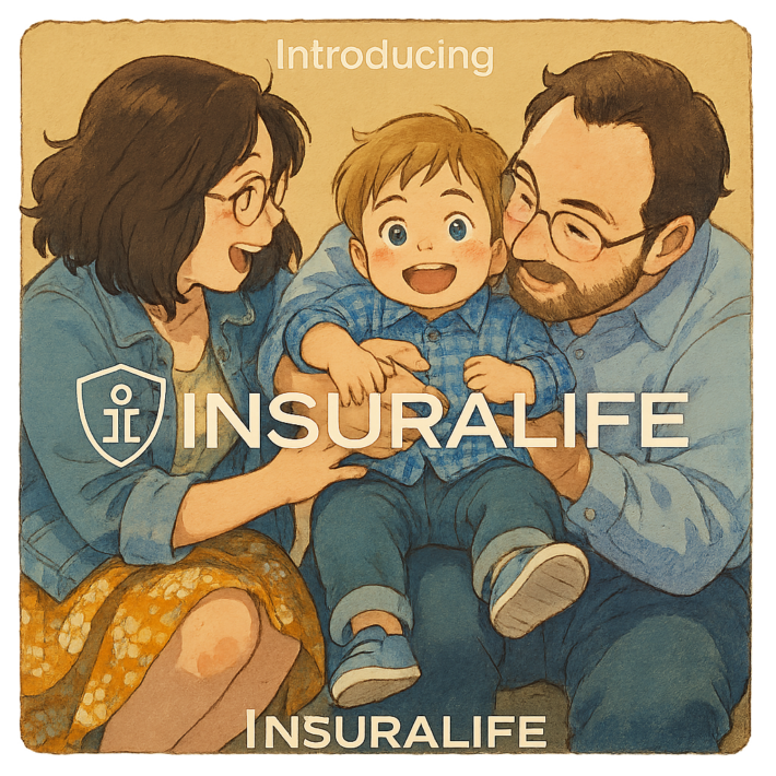 Ghibli-style animated thumbnail for InsuraLife's brand storytelling campaign.