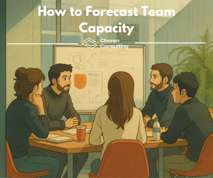 Forecast team capacity using Choren CRM with real-time resource planning dashboard